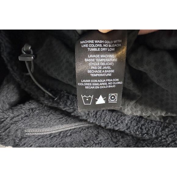 Womens Kuhl Size M Black Fleece 1/4 Zip Hooded Pullover Jacket Mountains Outdoor - Picture 9 of 10